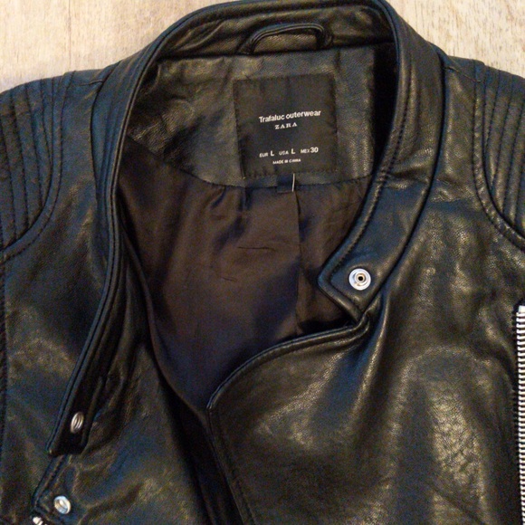 Zara Leather Jacket - Picture 4 of 5